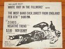 CLASH | ZEROS | NEGATIVE TREND | Orig. Flier | 2.8.79