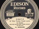 Edison Disc 51867 Al Bernard, Johnny Ryan