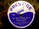 78RPM-MILES DAVIS-PRESTIGE 766-MY OLD FLAME PART 1 & 2