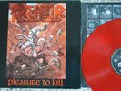 KREATOR PLEASURE TO KILL RED VINYL SOLD OUT slayer wasp