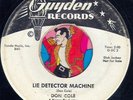 DON COLE Lie Detector Machine ROCKABILLY BOPPER 45 RPM