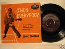 EDDIE COCHRAN C'MON EVERYBODY EP UK 7