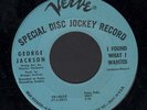 SOUL 45 George Jackson LOVE HIGHJACKER Verve PROMO