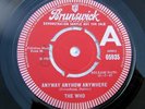 THE WHO ANYWAY ANYHOW ANYWHERE MINT UK RED LABEL DEMO