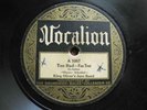 KING OLIVER'S JAZZ BAND 'TOO BAD' RACE VOCALION 1007