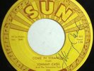 JOHNNY CASH SUN Picture Sleeve 45 295 Signed Mis-Label