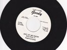 TEMPTATIONS on GORDY Just let me know SOUL 45 PROMO US