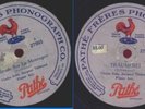 RARE PATHÉ VERTICAL RECORD W/JACQUES THIBAUD-PIANO