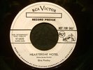 ELVIS PRESLEY PROMO PREVUE 45 / HEARTBREAK HOTEL