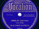 Blue Ridge Playboys hot western swing Vocalion 03526