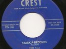 TOM TALL Stack-A-Records rare promo rockabilly 45 hear