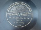 Pre-Dog Eldridge Johnson Victor Monarch Record  Jar You