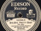 Edison Disc 52098 Joe Herlihy Orch, Duke Yellman