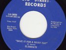 SWEET SOUL GROUP 45 RPM - ELEMENTS on BIG STREET