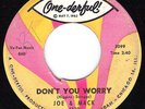 JOE & MACK Don't You Worry NEW BREED R&B 45 One-derful