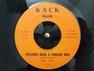Soul Funk 45 BOBBY JONES Welcome Back A Foolish on Kack