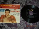 ELVIS PRESLEY RECORD/PS KID GALAHAD EPA-4371 BOTH NM