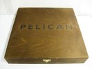 PELICAN wooden box 7x LP + 2 SIGNED POSTERS black wax