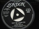 CHUCK WILLIS - WHAT AM I LIVING FOR (LONDON 7
