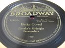 LIETZKE'S SERENADERS Betty Coed BROADWAY 1399 E+