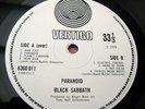 Black Sabbath PARANOID UK LP SPIRAL  LAMINATED NMINT-