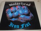 MOTORHEAD IRON FIST ORI JAPAN PRESS RUBY RED  NEAR MINT