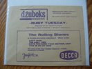 ROLLING STONES Ruby Tuesday Yugoslavian flexi disc