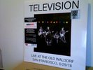 TELEVISION live at the old waldorf 2x LP RSD '11 white