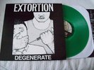Extortion - Degenerate LP CLEARGREEN vinyl SPAZZ INFEST