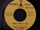 45 ELEMENTS OF LOVE on BROWN DUCK rare sweet soul HEAR