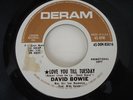 David Bowie 45 promo 