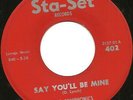 SYMPHONICS 45 Say You'll Be Mine RARE R&B doowop HEAR