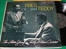 LESTER YOUNG Pres & Teddy VERVE Jazz Lp VG++
