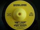 Northern Soul 45 BOBBY SANSOM Don't Leave Sublime HEAR