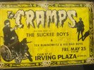 CRAMPS RARE NEW YORK 70S POSTER MISFITS DAMNED METEORS