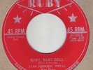ROCKABILLY STAN JOHNSON *BABY BABY DOLL* RUBY 1958 NM
