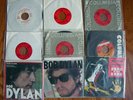 BOB DYLAN (9)7in 45 RPM Singles (3)w/Pix Slvs (1)Promo