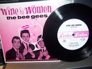 THE BEE GEES Wine And Women EP LEEDON AUST PIC SLV 1965
