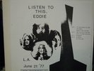 Led Zeppelin Listen to this,Eddie 2 lp Red Vinyl 1977