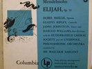 ANDY WARHOL ART COVER MENDELSSOHN ELIJAH COLUMBIA 4186