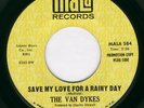 RARE SOUL 45 RPM by THE VAN DYKES on Mala 584, PROMO