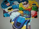 BATMAN & ROBIN 45RPM RECORD DIECUT SLEEVE ART 1966