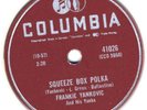 FRANKIE YANKOVIC 1957 78 Squeeze Box Polka (E)