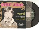 1ER 45T Si Je Ne T'aimais Qu'un Peu Herbert Leonard EX.