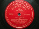 Commodore 585 Billie Holiday My Old Flame I'm Yours 78