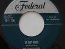 THE LAMPLIGHTERS Be-Bop Wino FEDERAL R&B 45 HEAR