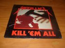 METALLICA KILL EM ALL 12 LP MEGAFORCE RECORD SEALED