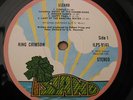 King Crimson LIZARD UK LP 1ST A-2U / B-2U NEAR MINT
