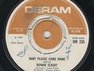 Donnie Elbert -Baby Please Come Home - UK Rocksteady 45