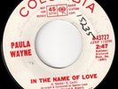 PAULA WAYNE sings KENNY RANKIN IN THE NAME OF LOVE HEAR